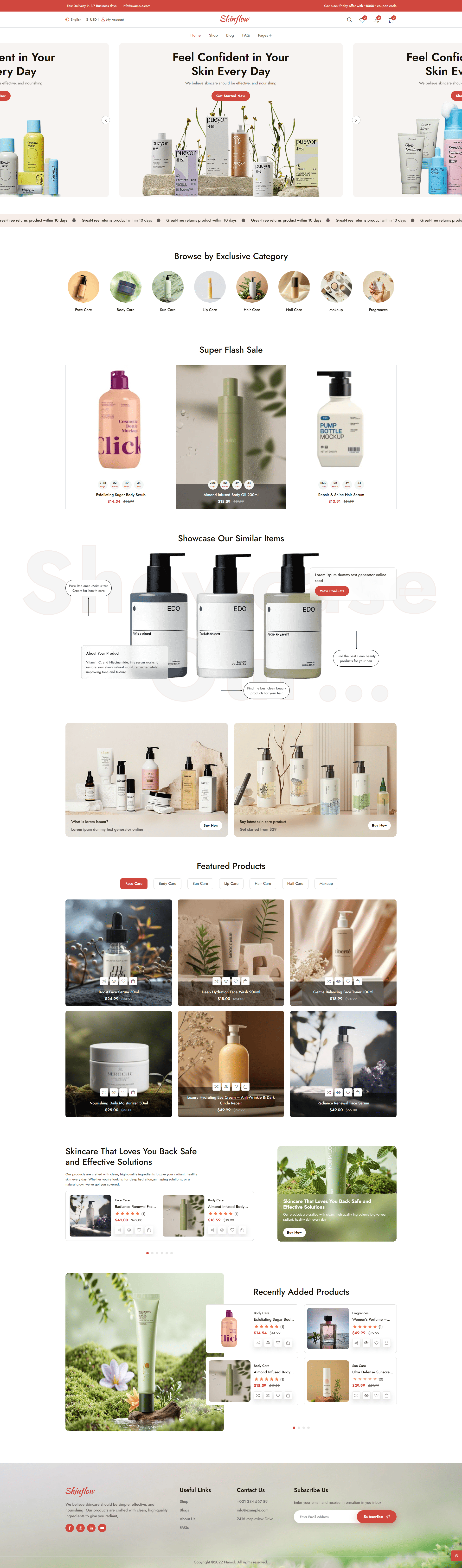 Skinflow Theme Preview