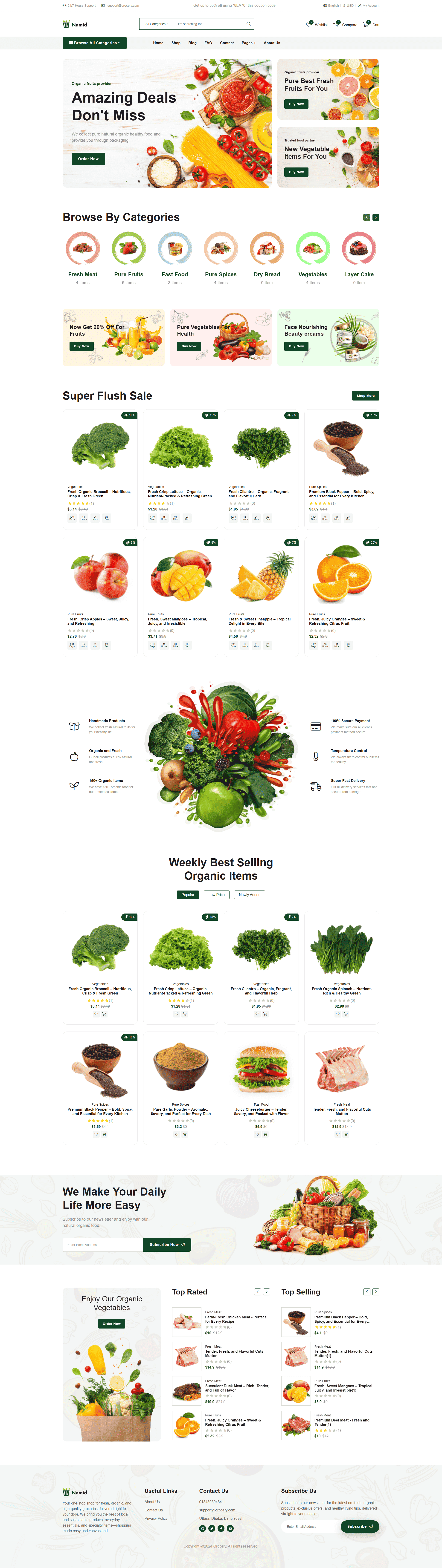 Vegetables Theme Preview